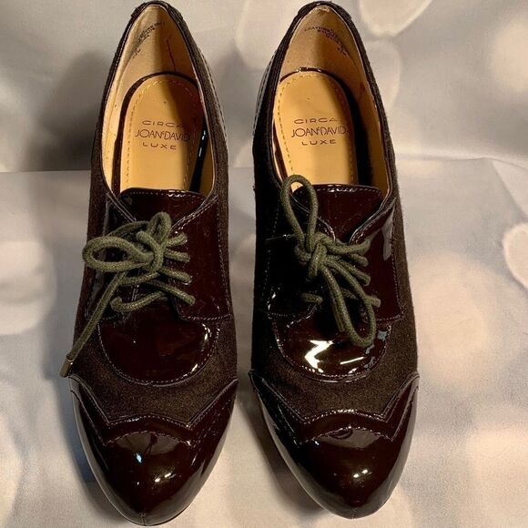 CLASSY BROWN CIRCA JOAN & DAVID LUXE TIE UP 6.5 - Picture 3 of 7